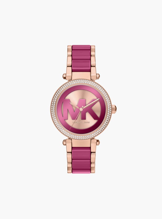 MICHAEL KORS Parker Embellished Analog Watch - MKO1256I