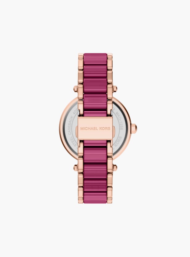 MICHAEL KORS Parker Embellished Analog Watch - MKO1256I