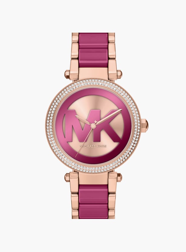 MICHAEL KORS Parker Embellished Analog Watch - MKO1256I