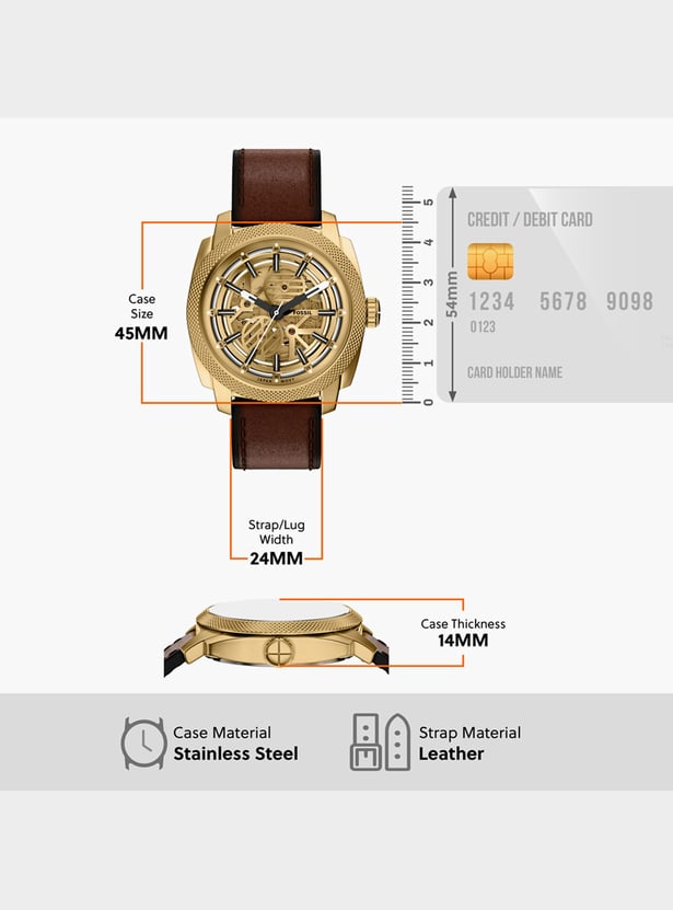 FOSSIL Machine Skeleton Automatic Watch - ME3278I
