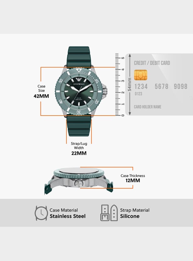 EMPORIO ARMANI World Expl Quartz Analog Watch - AR11786I