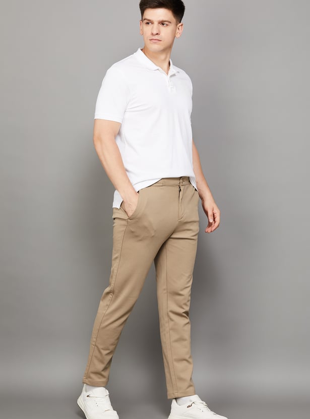 CELIO Solid Super Slim Trousers