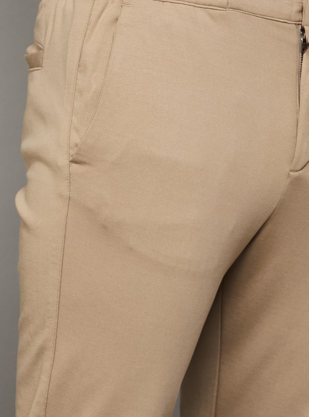 CELIO Solid Super Slim Trousers