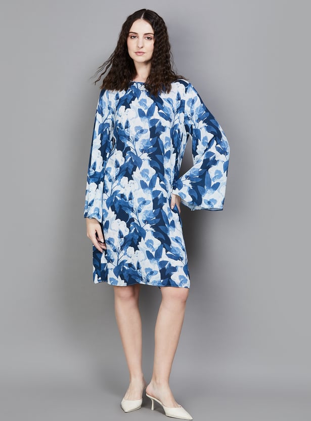 AND Floral Print Shift Dress