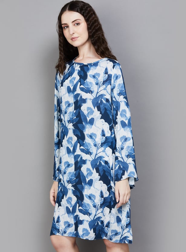 AND Floral Print Shift Dress