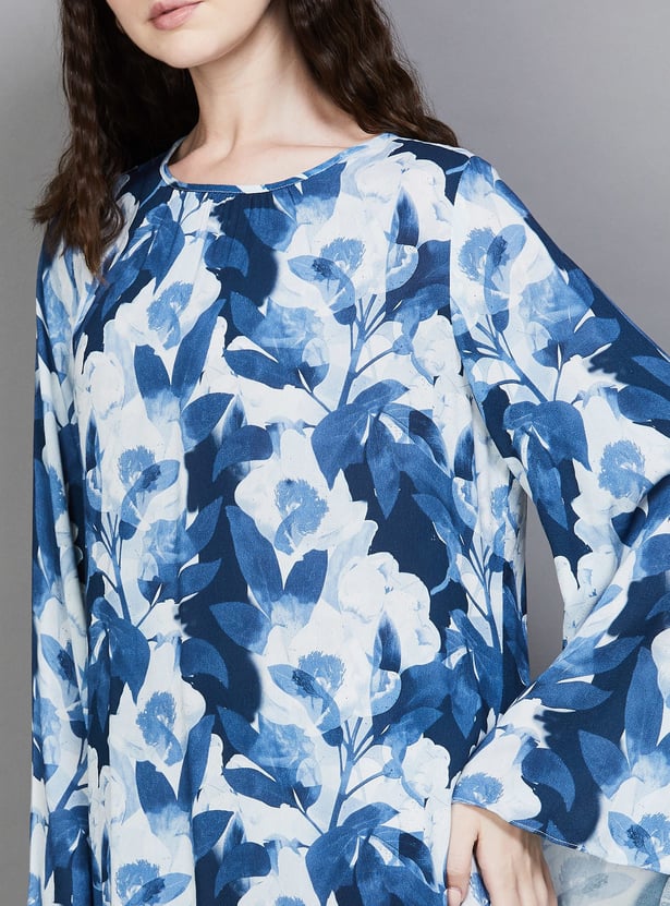 AND Floral Print Shift Dress