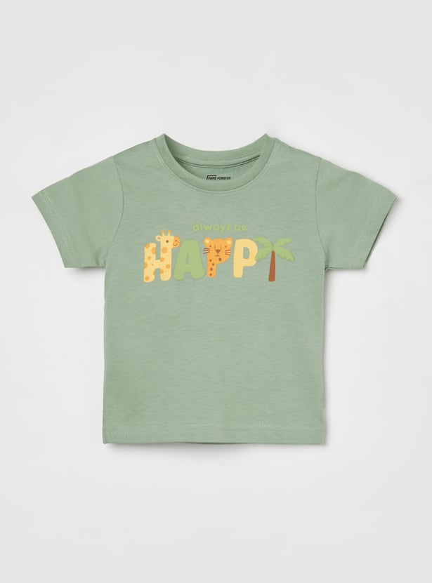 FAME FOREVER Boys Graphic Print T-shirt