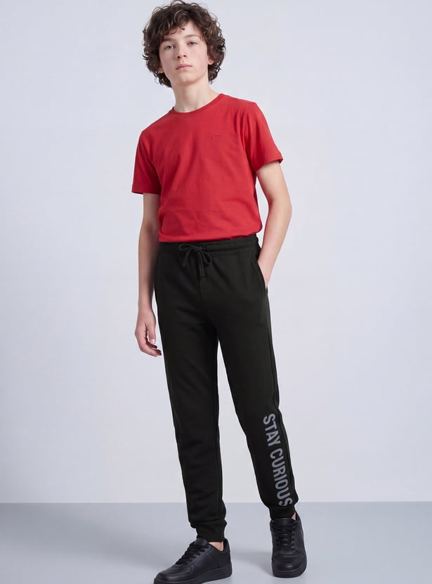FAME FOREVER Boys Printed Track Pants