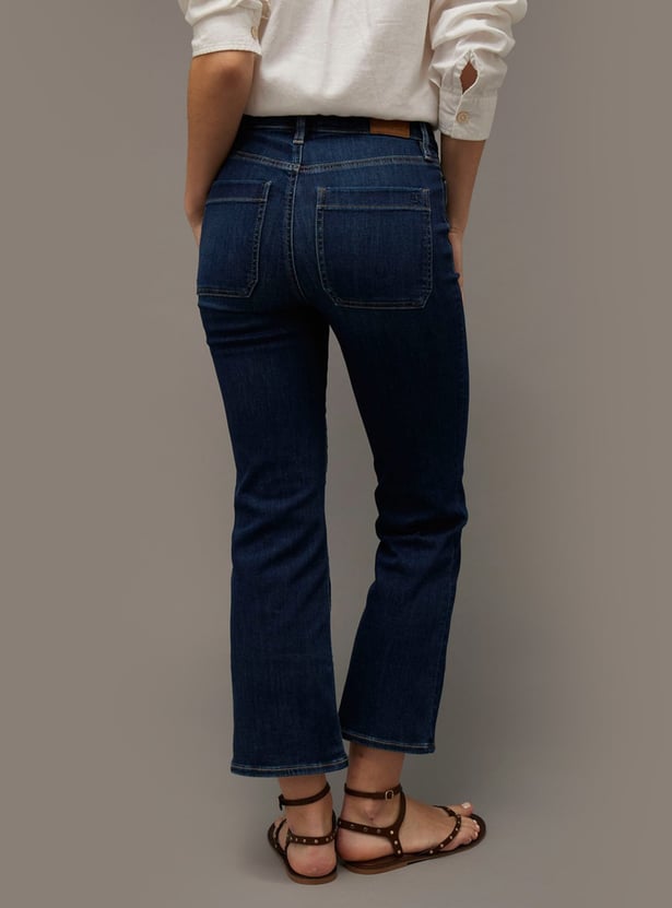 AMERICAN EAGLE Solid Bootcut Jeans