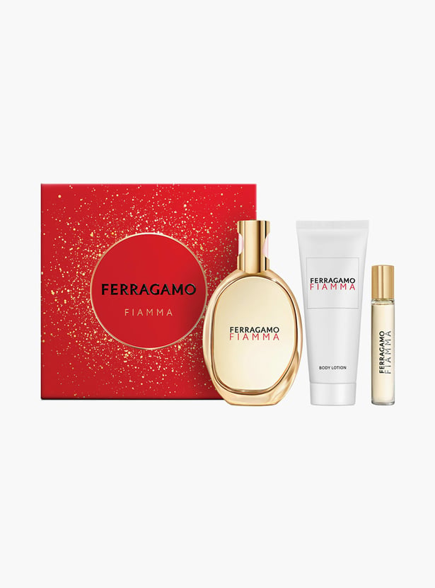 SALVATORE FERRAGAMO Fiamma Eau De Parfum Gift Set - 215ml
