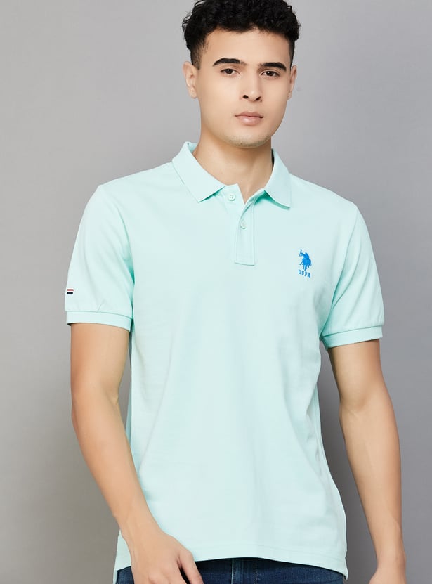 US POLO ASSN Solid Polo T-shirt