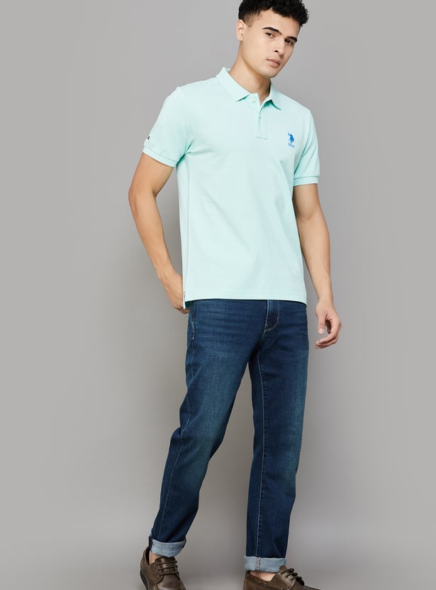 US POLO ASSN Solid Polo T-shirt