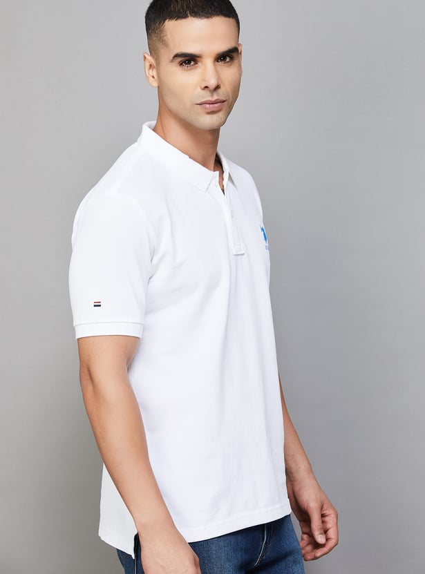 US POLO ASSN Solid Polo T-shirt