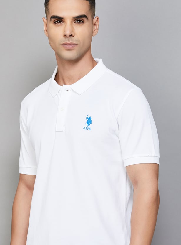 US POLO ASSN Solid Polo T-shirt