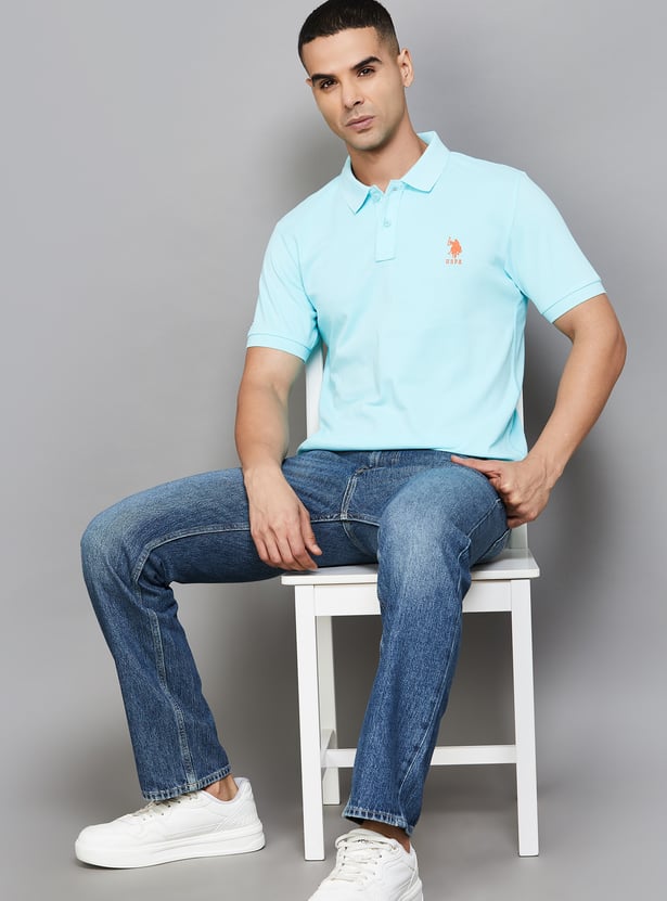 US POLO ASSN Solid Polo T-shirt