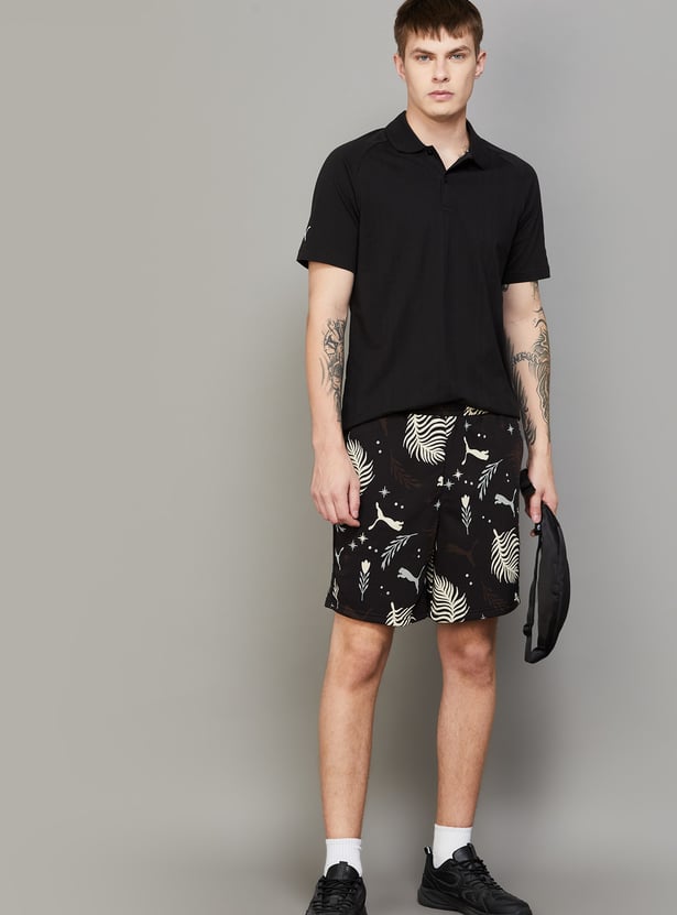 PUMA Brand Print Regular Shorts