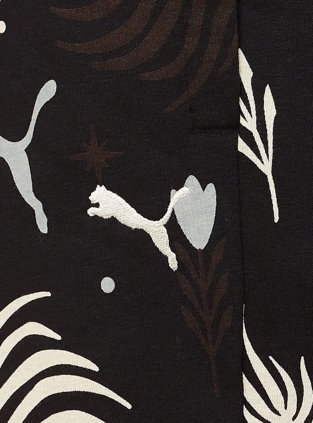 PUMA Brand Print Regular Shorts