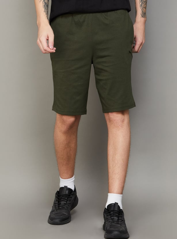 PUMA Solid Regular Shorts