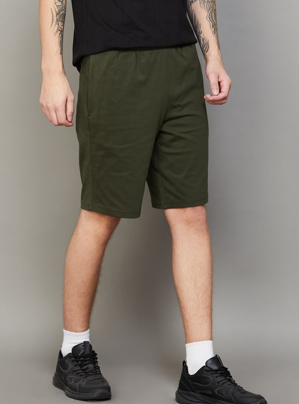 PUMA Solid Regular Shorts