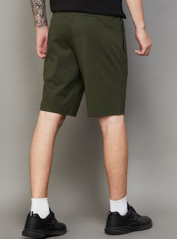 PUMA Solid Regular Shorts