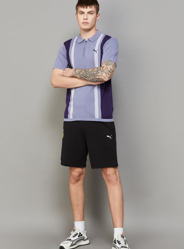 PUMA Striped Polo T-shirt