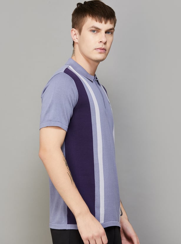 PUMA Striped Polo T-shirt