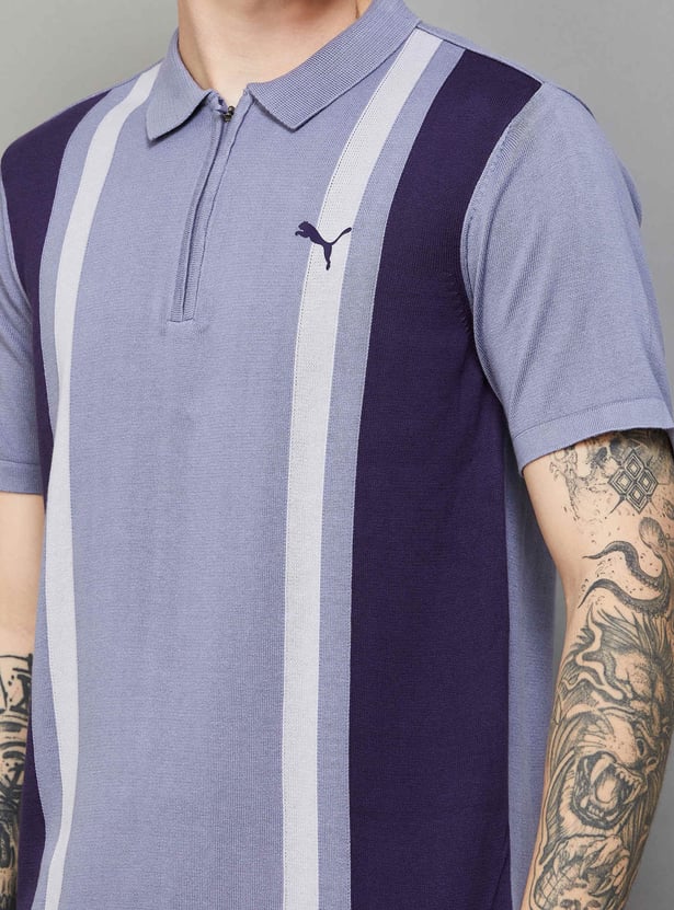 PUMA Striped Polo T-shirt