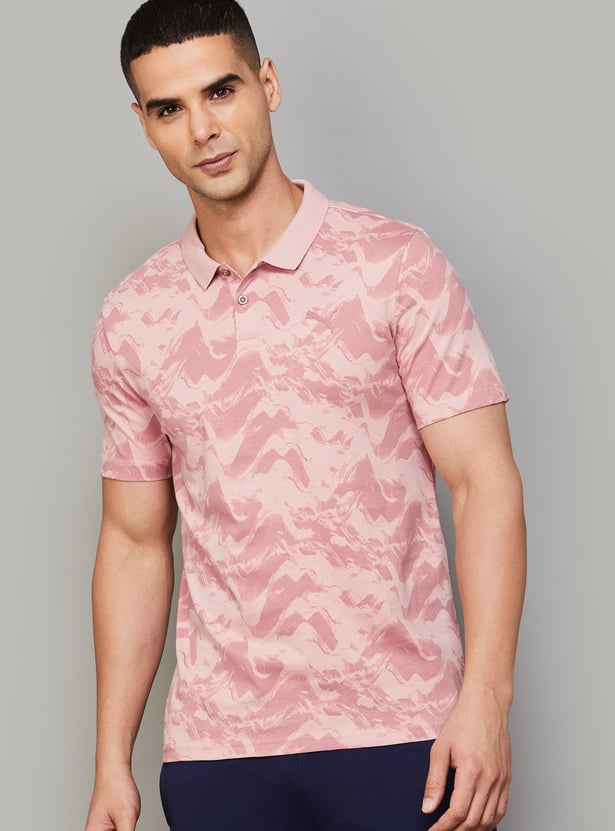 PUMA Printed Polo T-shirt