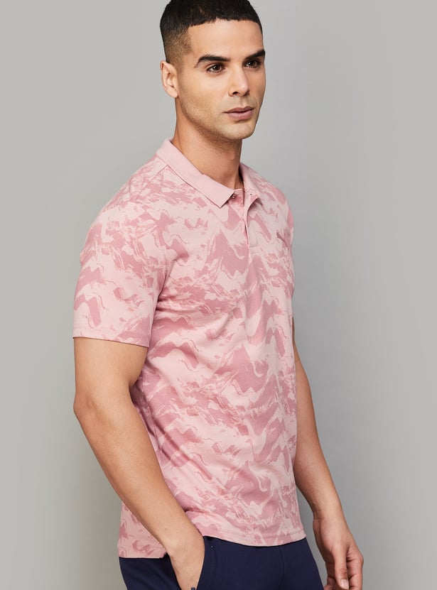 PUMA Printed Polo T-shirt