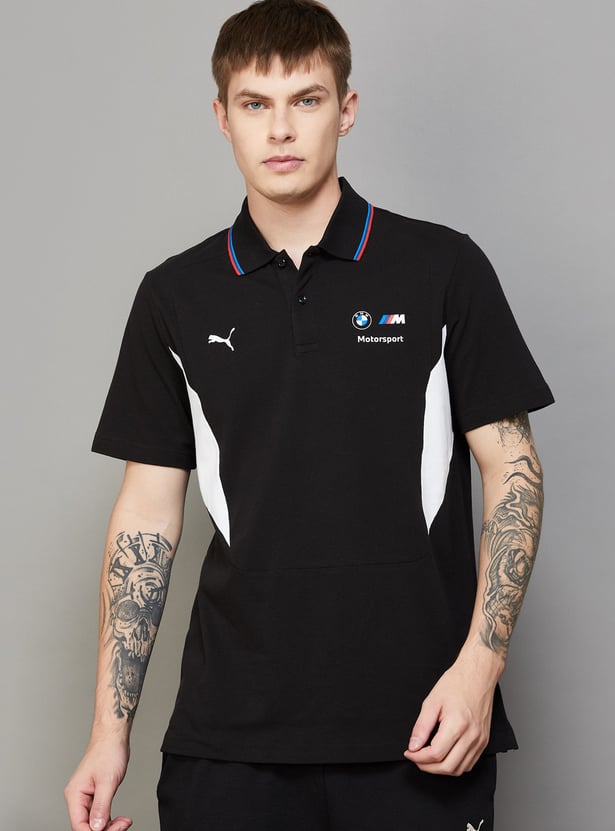 PUMA x BMW M Motorsport Colourblock Polo T-shirt