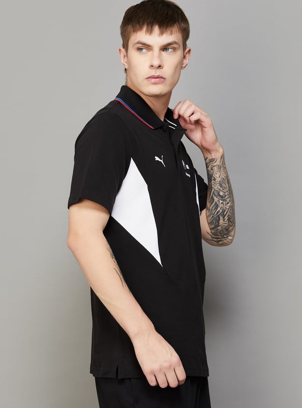 PUMA x BMW M Motorsport Colourblock Polo T-shirt