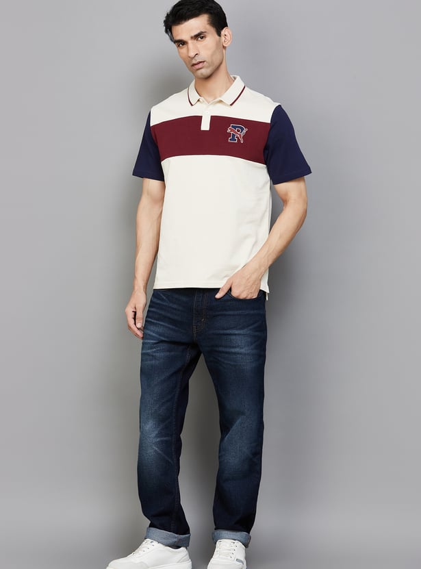 PUMA Colourblock Slim Fit Polo T-shirt