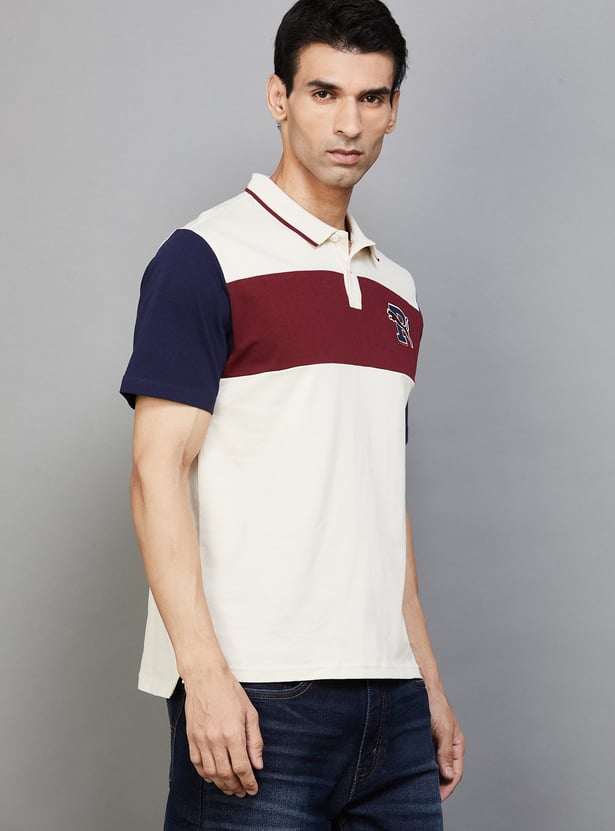 PUMA Colourblock Slim Fit Polo T-shirt