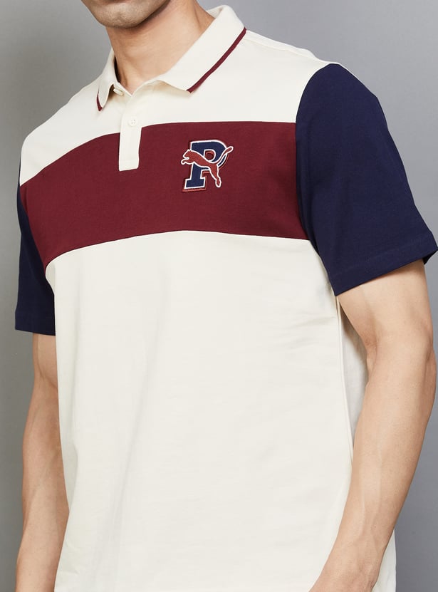 PUMA Colourblock Slim Fit Polo T-shirt