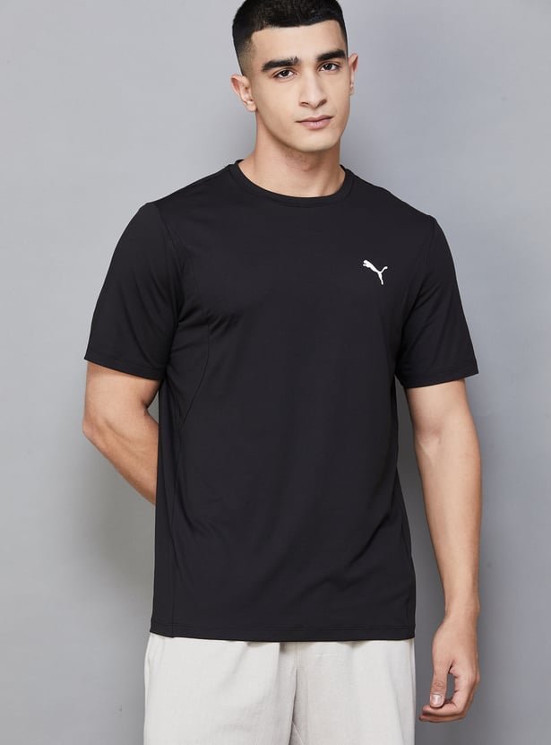 PUMA CLOUDSPUN Elevated Solid Crew Neck T-shirt
