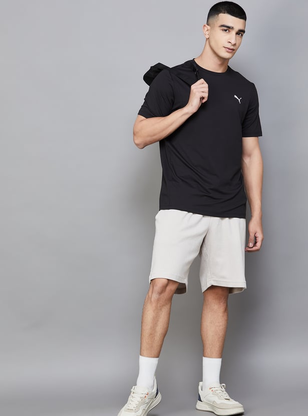 PUMA CLOUDSPUN Elevated Solid Crew Neck T-shirt