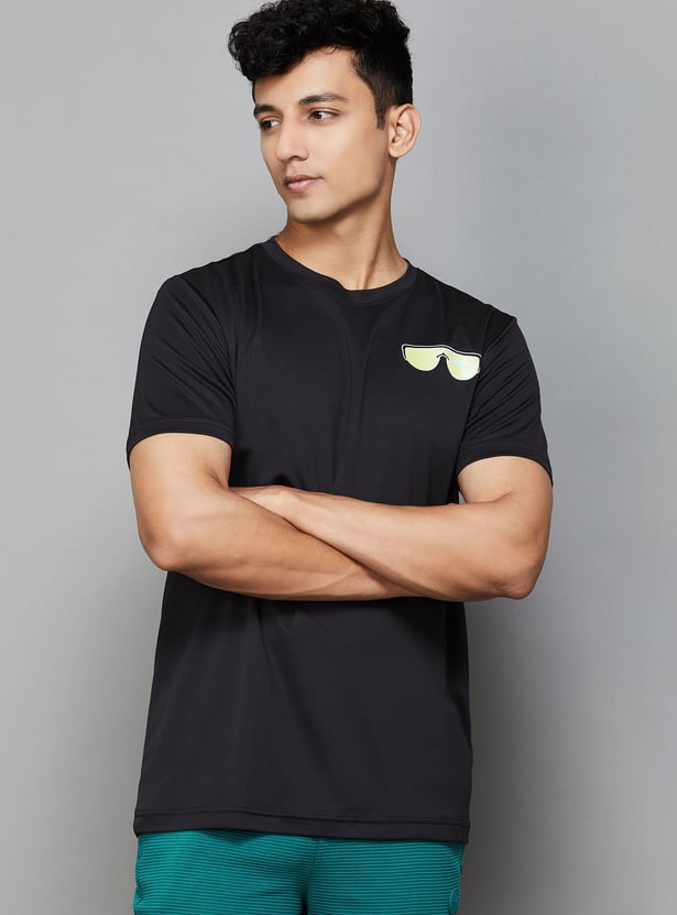 PUMA Graphic Print Crew Neck T-shirt