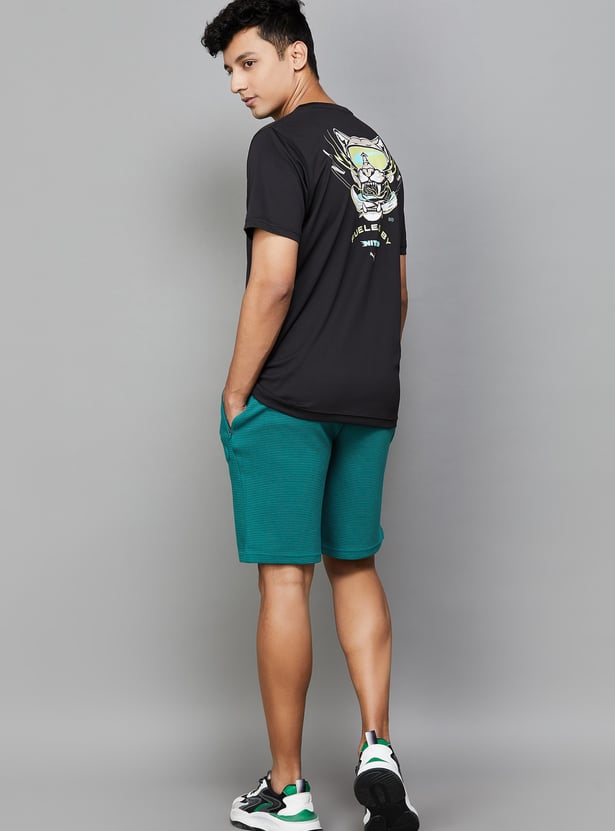 PUMA Graphic Print Crew Neck T-shirt