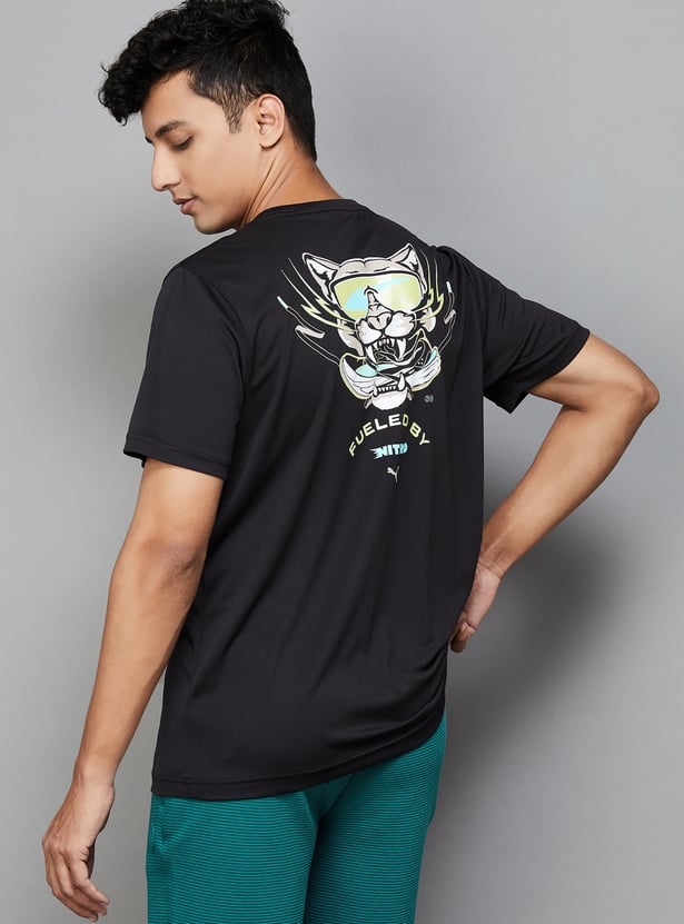 PUMA Graphic Print Crew Neck T-shirt
