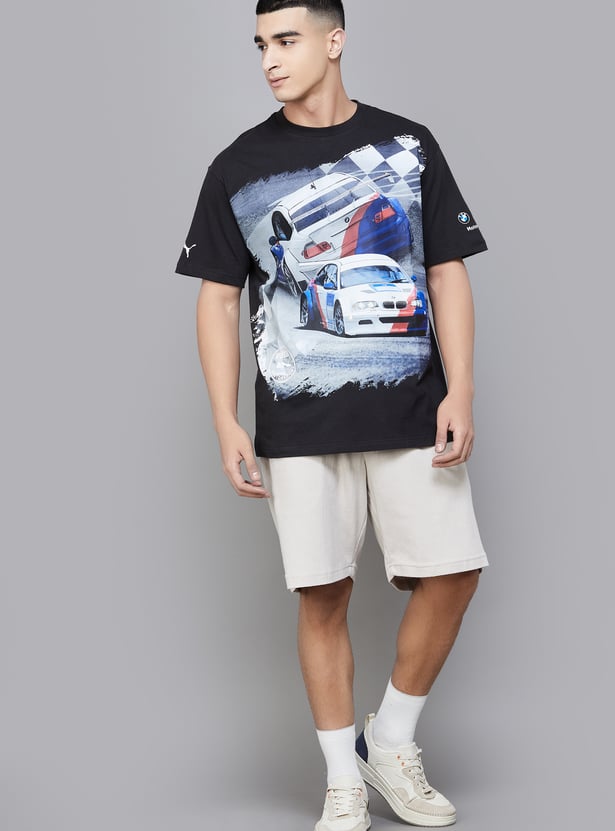 PUMA BMW Motorsport Graphic Print Crew Neck T-shirt