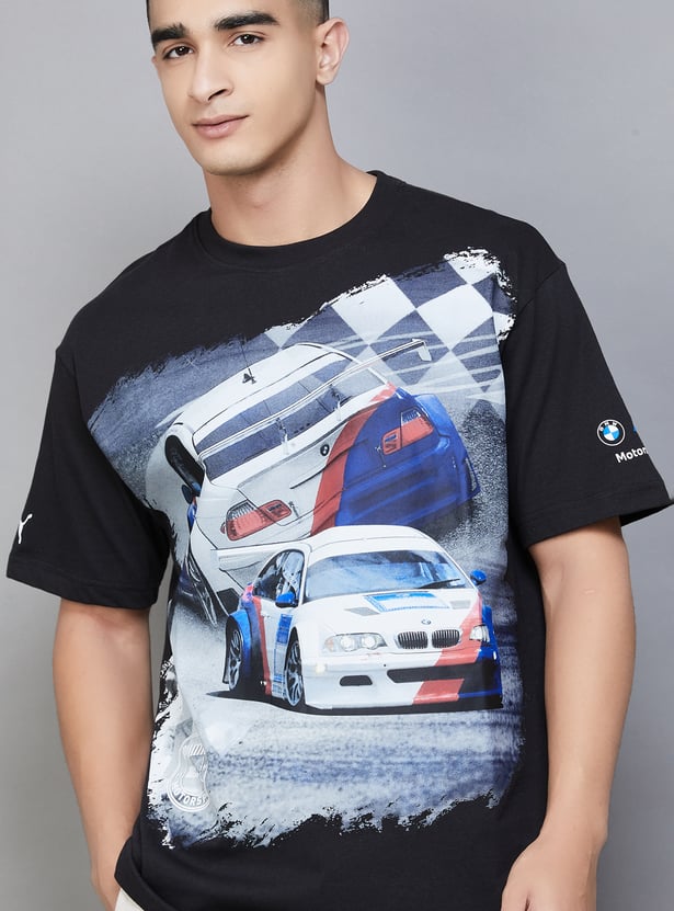 PUMA BMW Motorsport Graphic Print Crew Neck T-shirt