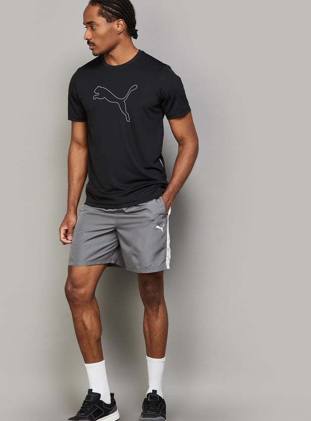 PUMA Essential Brand Print Crew Neck T-shirt