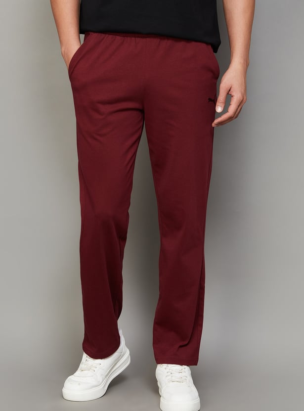 PUMA Solid Regular Track Pants