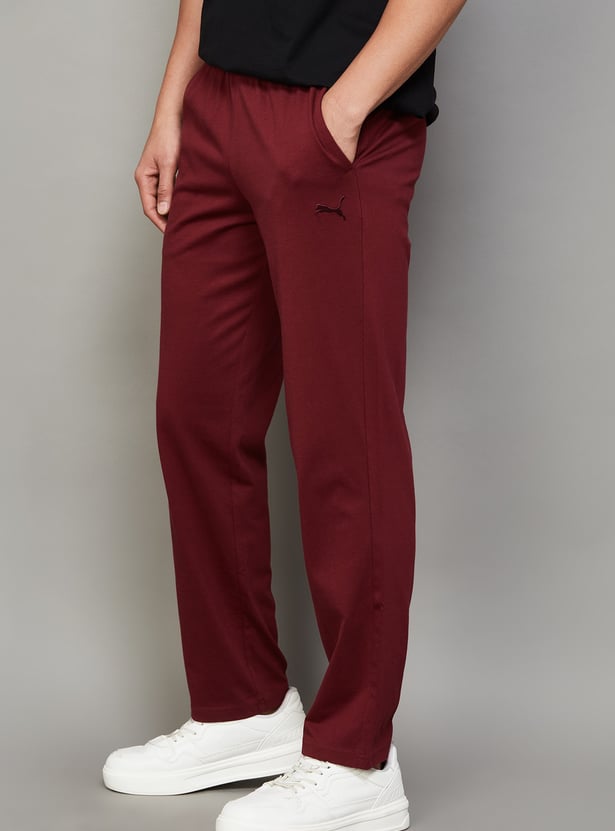 PUMA Solid Regular Track Pants