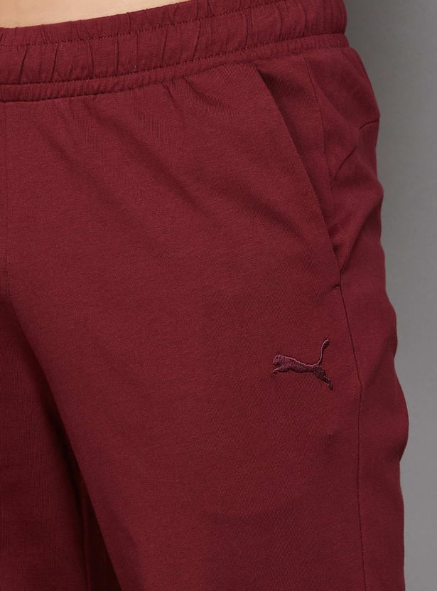 PUMA Solid Regular Track Pants
