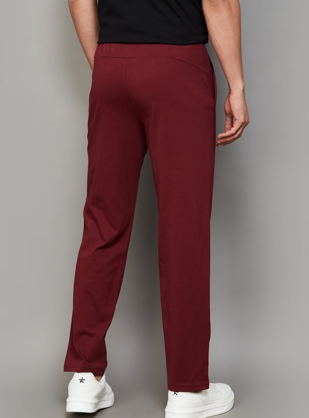 PUMA Solid Regular Track Pants