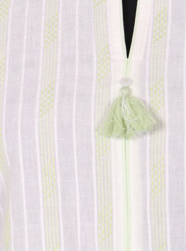 AURELIA Striped Kurta Set