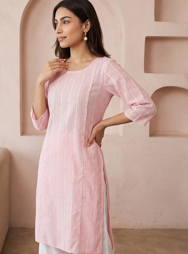AURELIA Striped Kurta Set