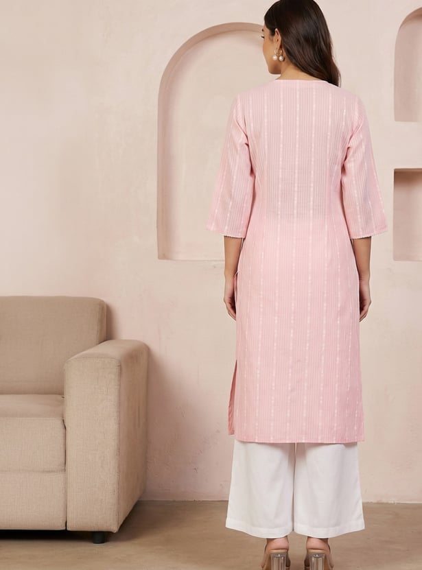 AURELIA Striped Kurta Set