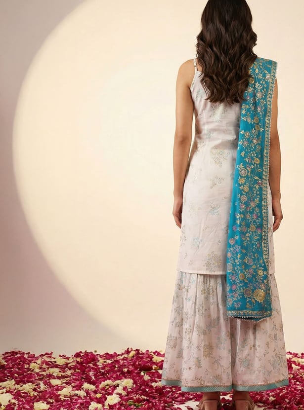 AURELIA Floral Print Kurta Set